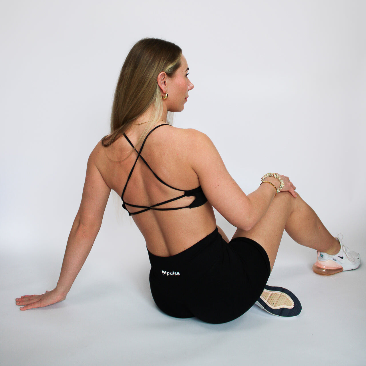 Women's Workout Shorts | Black Elevate Shorts | Impulse Fitwear