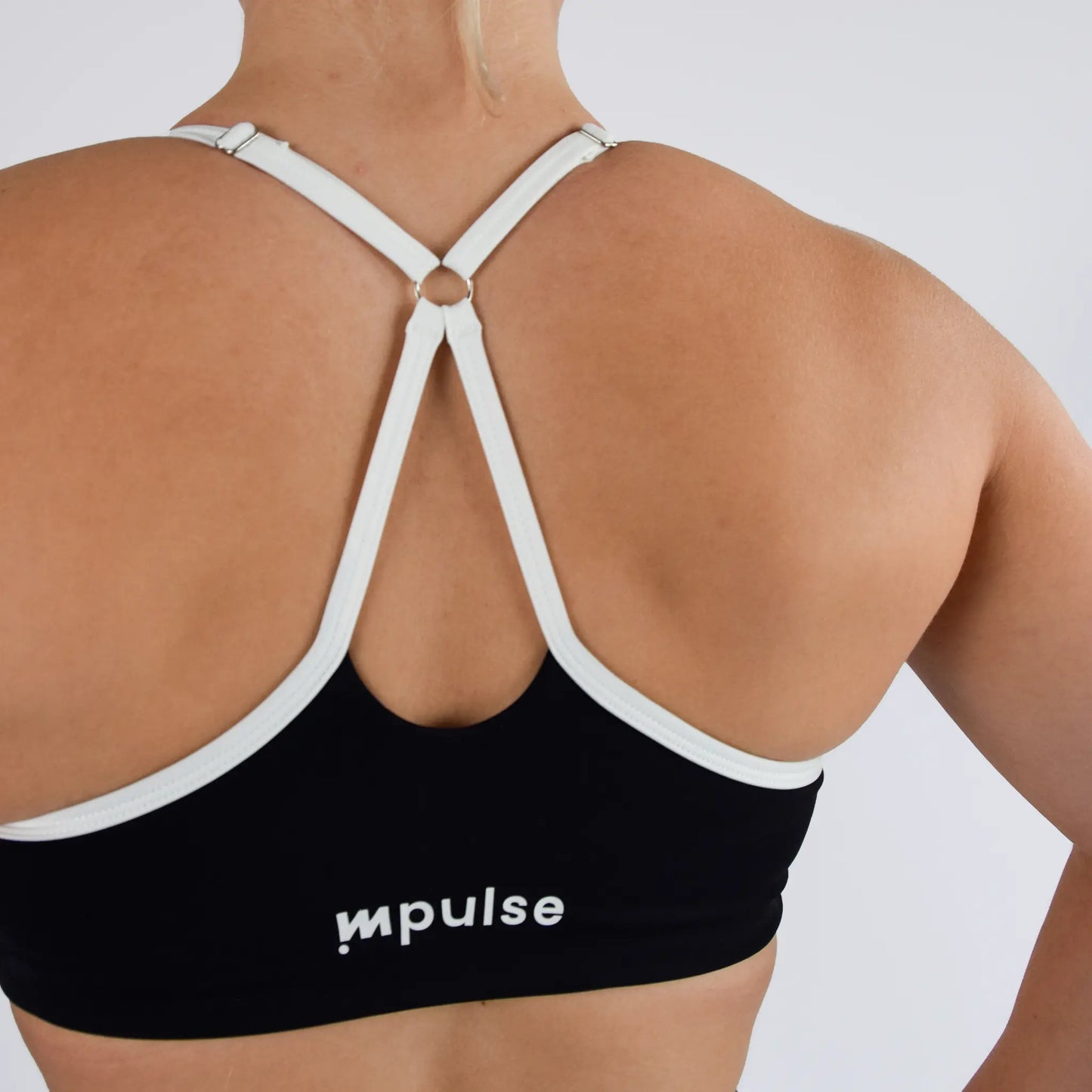 Dames sport-bh | Contour sportbh Zwart | Impulse Fitwear