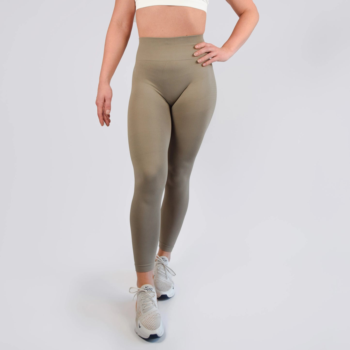 Women's Fitness Leggings | Performance Leggings Taupe | Impulse Fitwear
