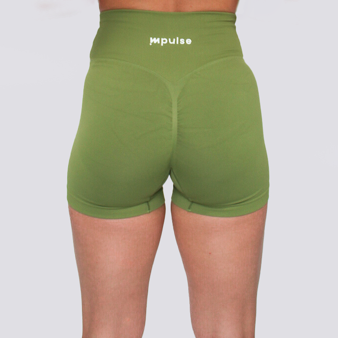  Forest Green Elevate Shorts | Fitness Shorts | Impulse Fitwear