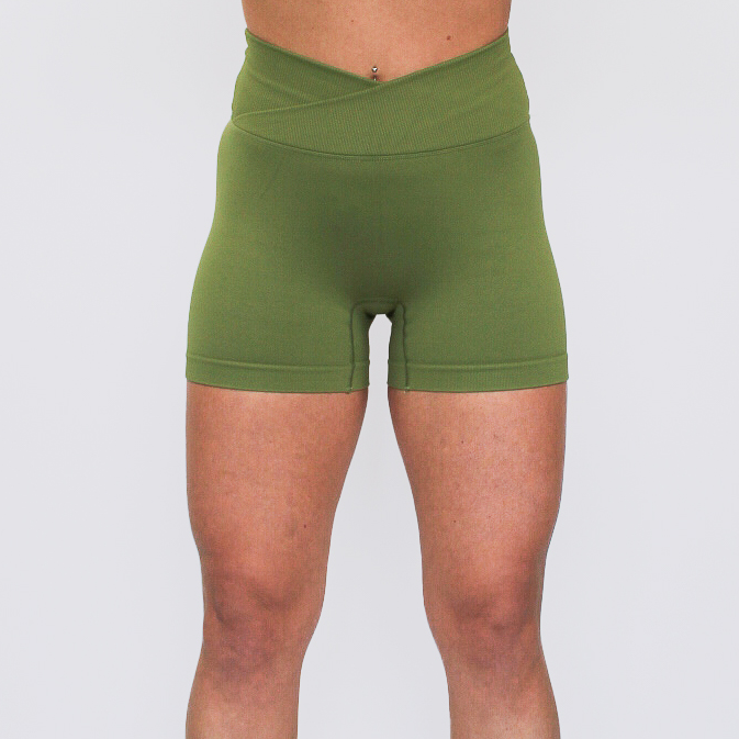  Forest Green Elevate Shorts | Fitness Shorts | Impulse Fitwear