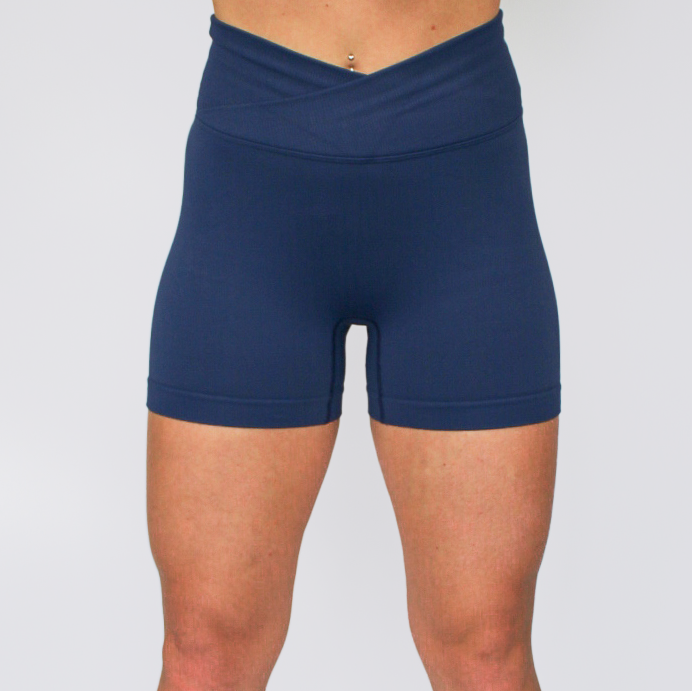 Women's Gym Shorts | Dark Blue Shorts | Impulse Fitwear