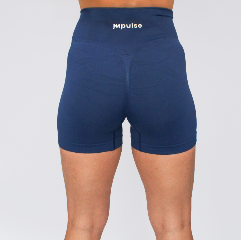 Women's Gym Shorts | Dark Blue Shorts | Impulse Fitwear