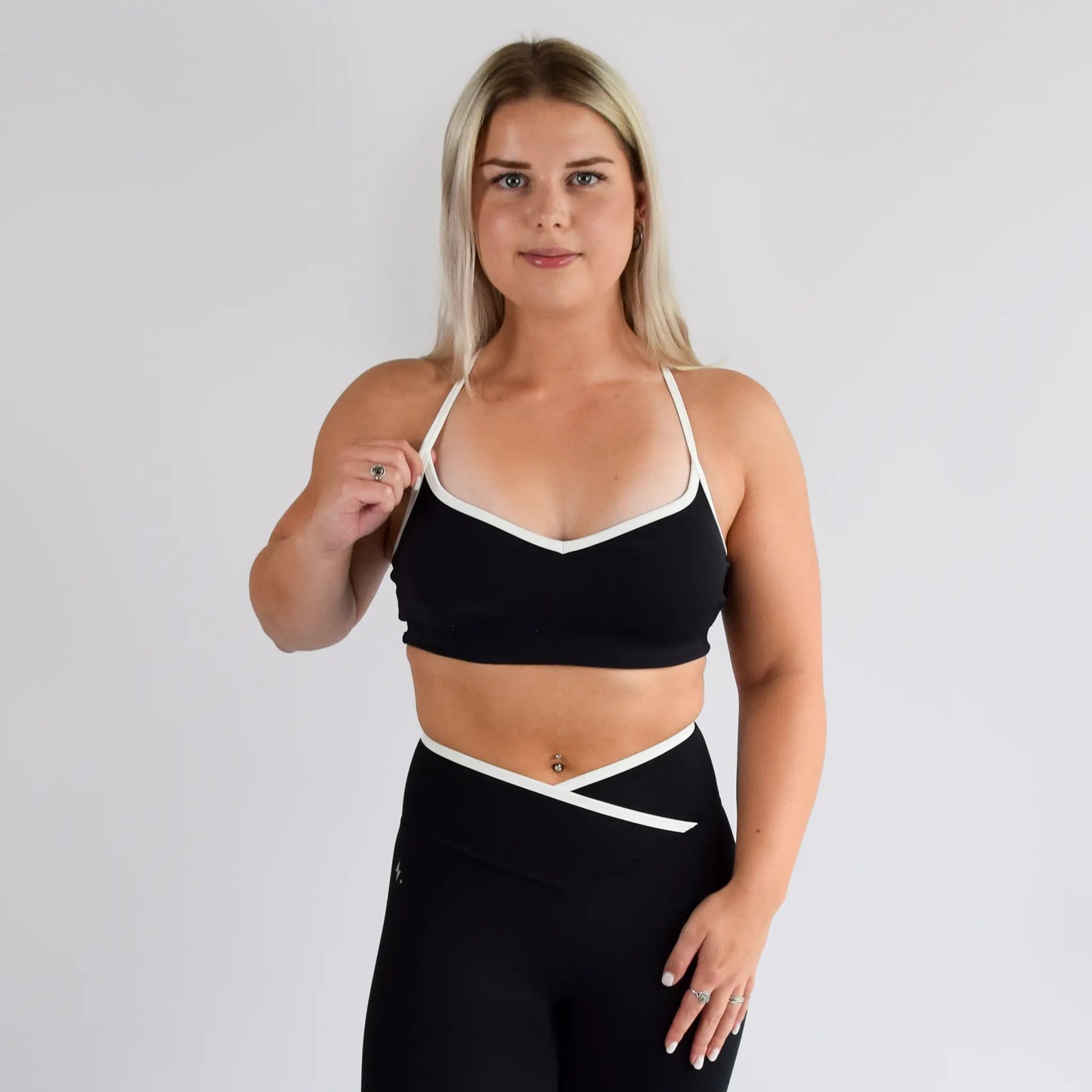 Dames sport-bh | Contour sportbh Zwart | Impulse Fitwear