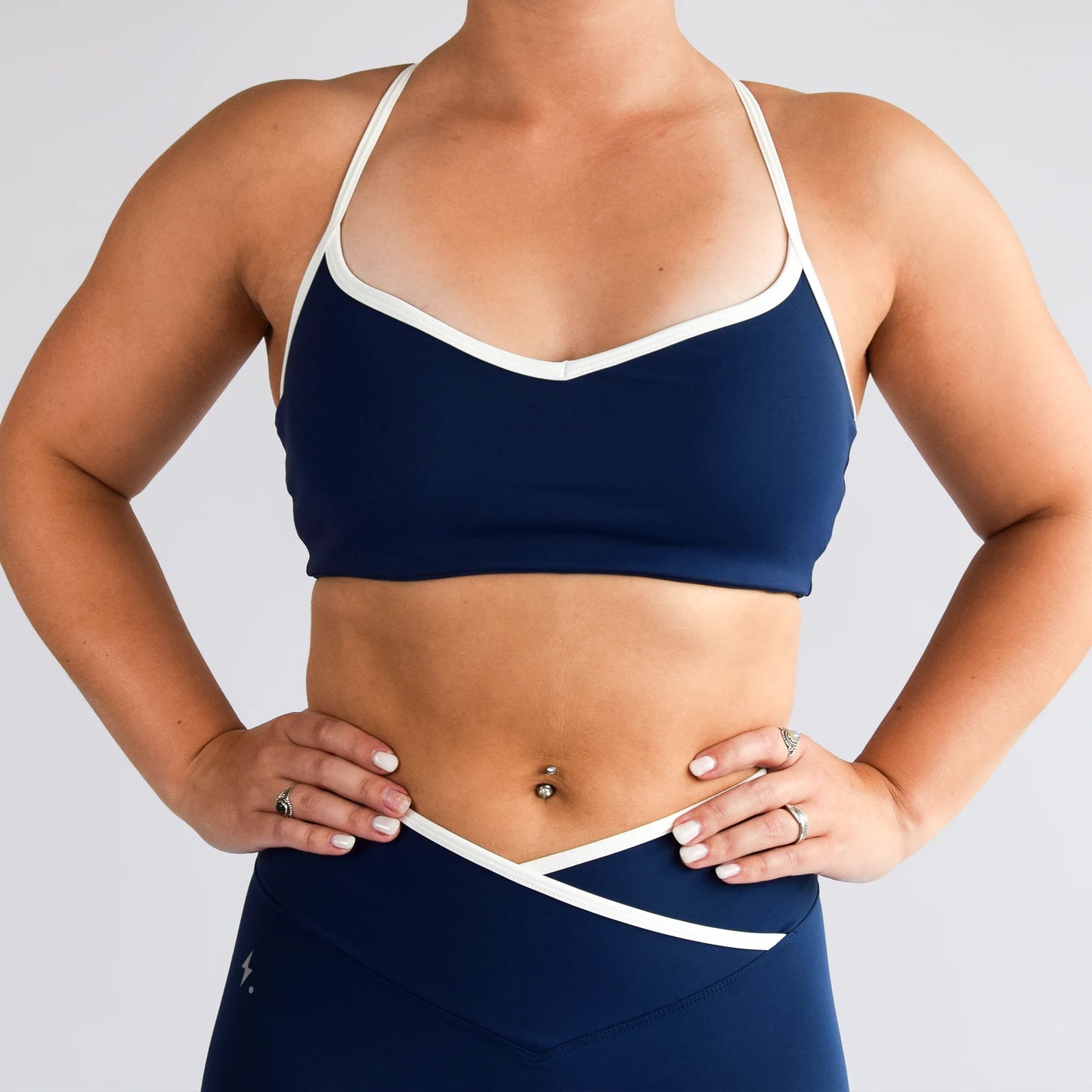 Dames sport-bh | Contour sportbh blauw | Impulse Fitwear