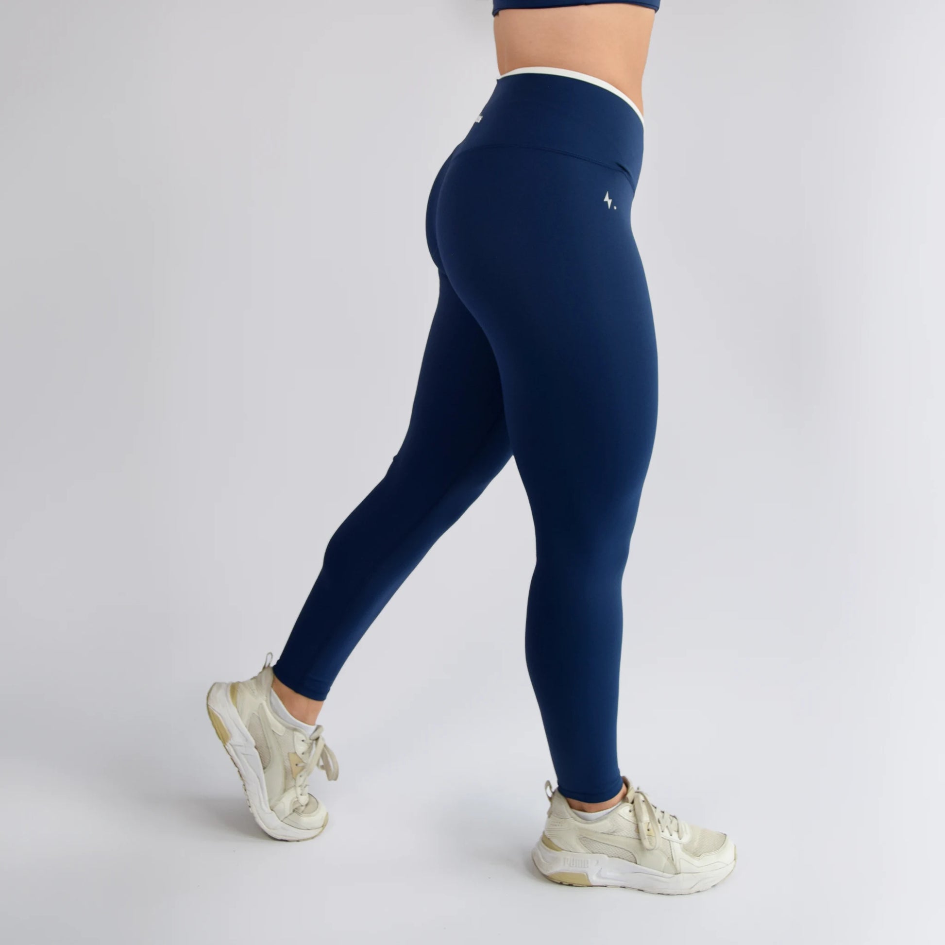 Dames sportlegging | Contour Legging blauw | Impulse Fitwear