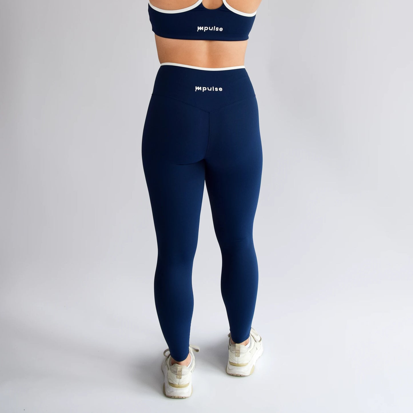 Dames sportlegging | Contour Legging blauw | Impulse Fitwear