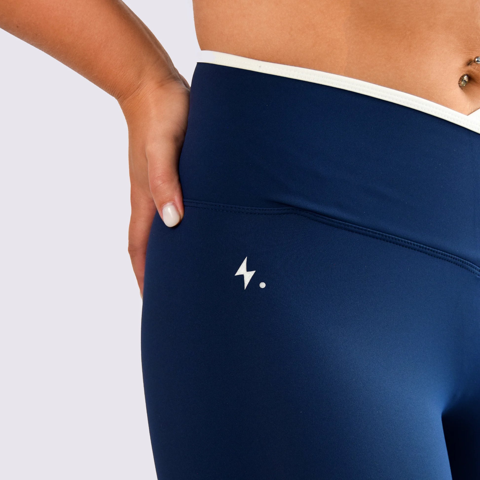 Dames sportlegging | Contour Legging blauw | Impulse Fitwear