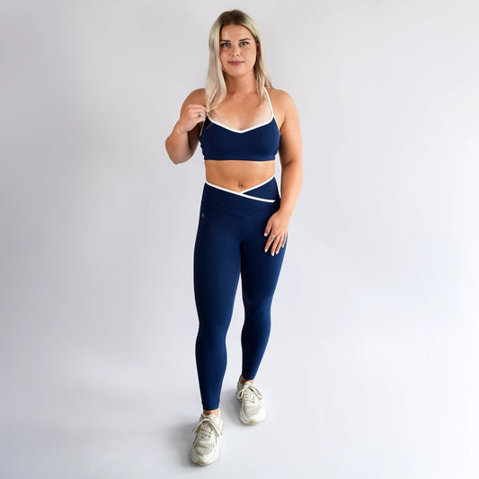 Dames sportlegging | Contour Legging blauw | Impulse Fitwear